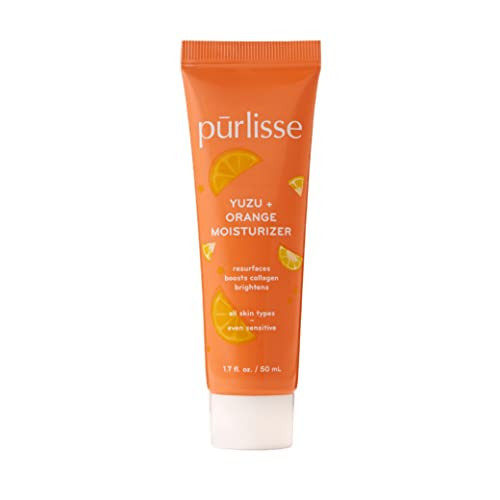 pūrlisse Yuzu + Orange Hydrating Face Moisturizer - Vitamin C Face Cream for Radiance & Improved Texture - Boosts Natural Collagen Production & Helps Firm Skin for a Youthful Complexion (1.7 Fl oz) | Amazon (US)