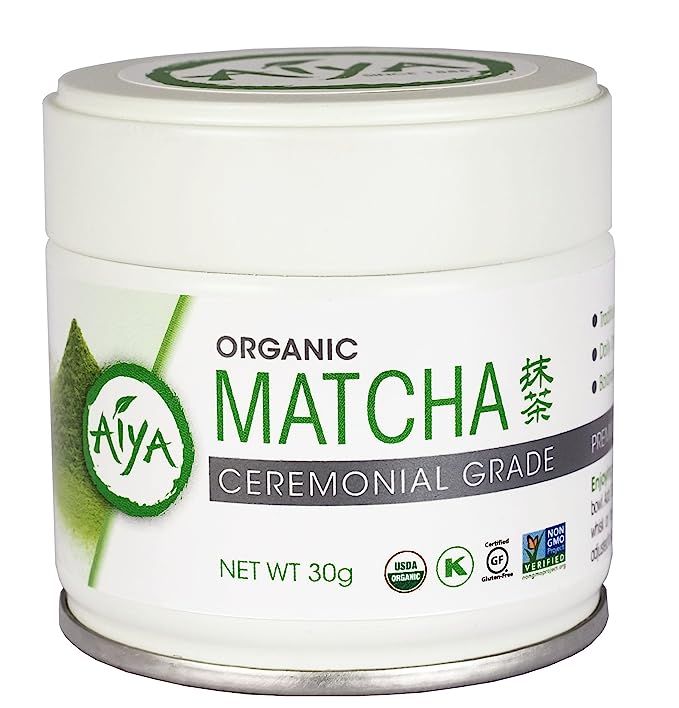 Aiya Organic Ceremonial Matcha Tea (30g tin) | Amazon (US)