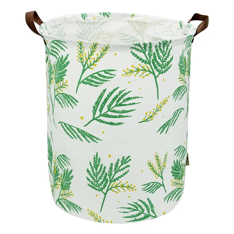 AUCHEN Large Collapsible Laundry Hamper with Handles,Round Storage Baskets,Waterproof Dirty Cloth... | Walmart (US)