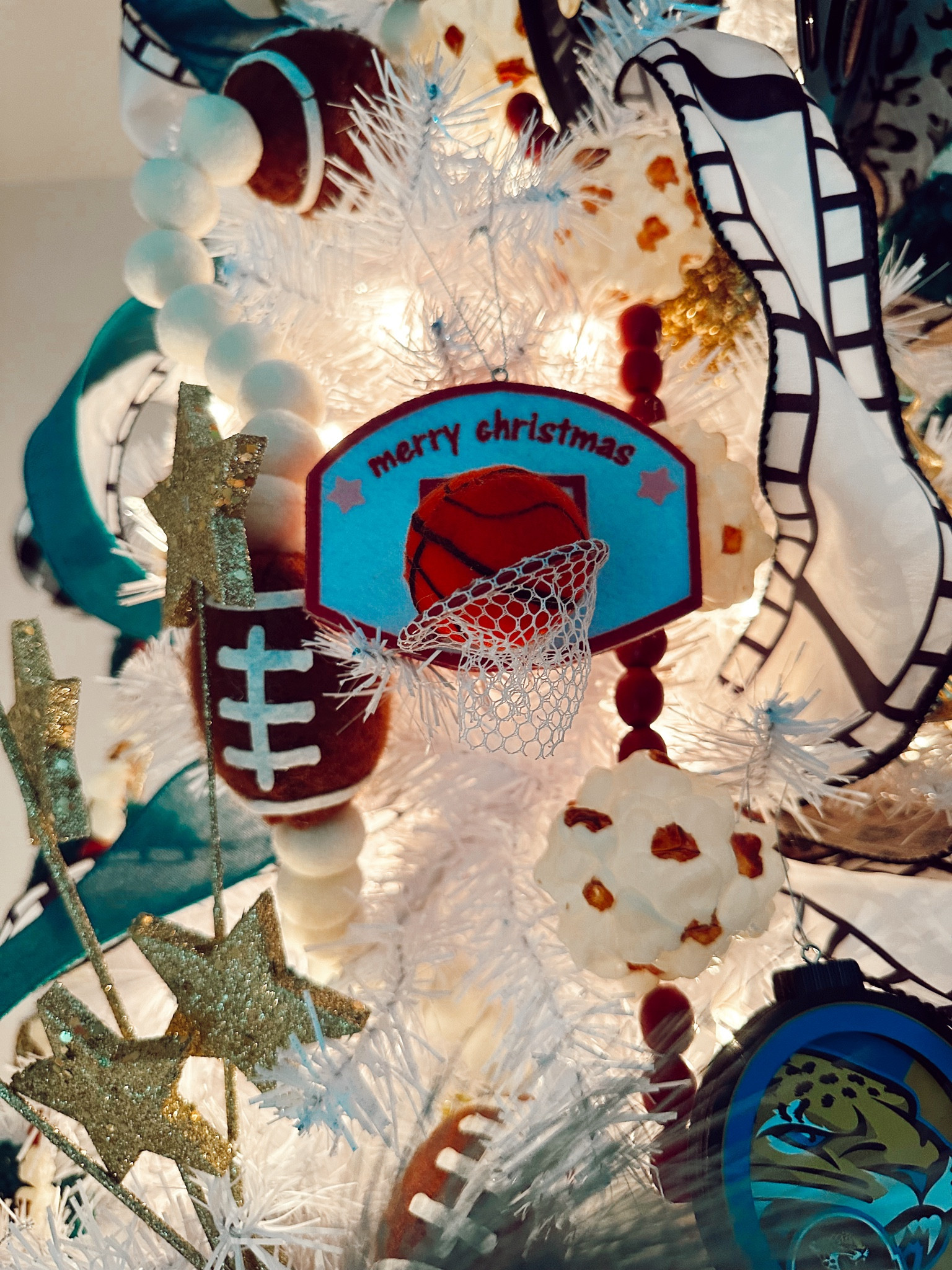 Media room tree up close! 

#christmastreedecor

#LTKSeasonal #LTKhome #LTKHoliday