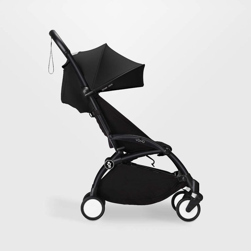 Stokke YOYO³ 6+ Months Black on Black Baby Stroller + Reviews | Crate & Kids | Crate & Barrel