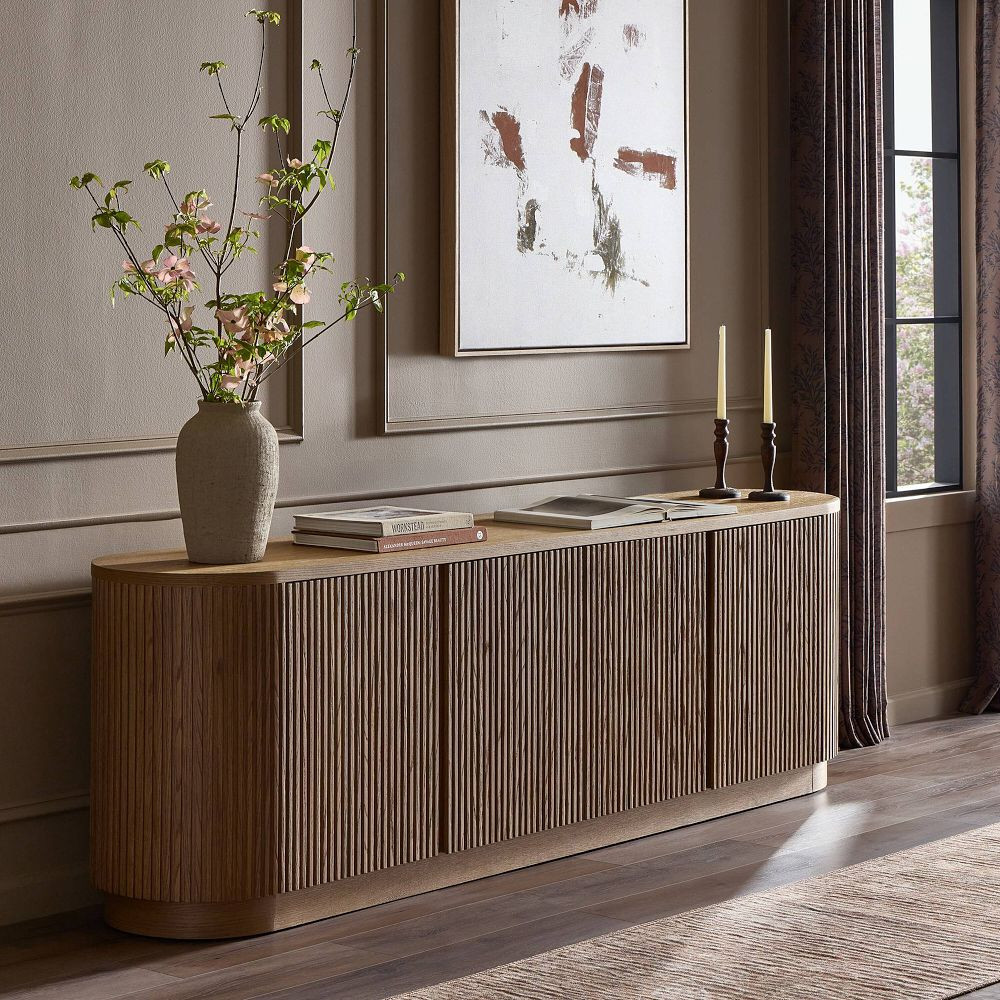 Maurelle Reeded Media Console (92") | West Elm (US)