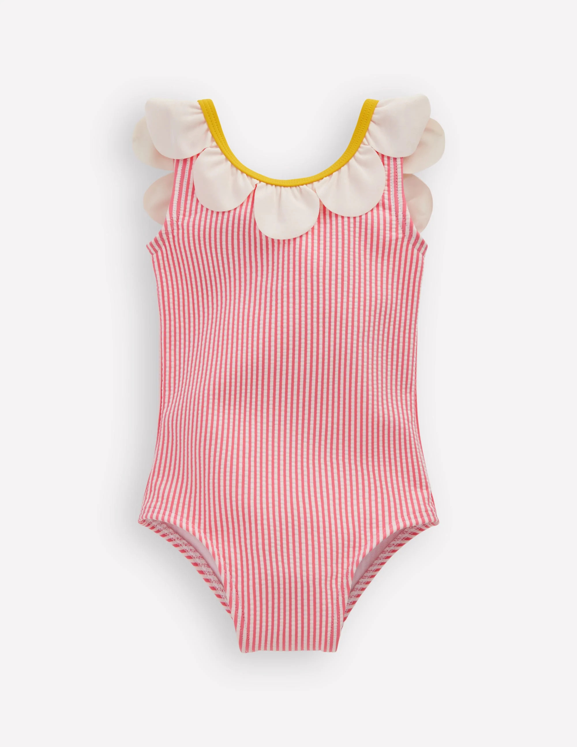 Novelty Swimsuit-Salmon Pink Flower | Boden (US)