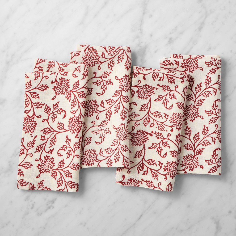Dahlia Napkins, Set of 4 | Williams-Sonoma