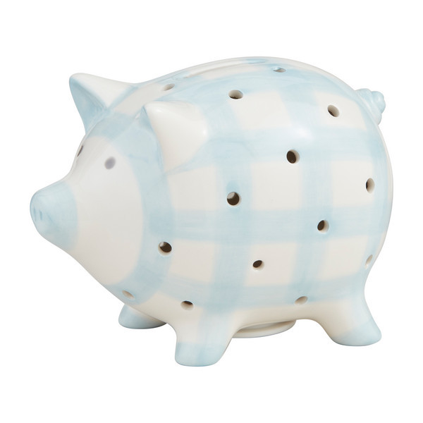 Mud Pie Boy's Blue Light-Up Piggy Bank | Dolomite | Mud Pie