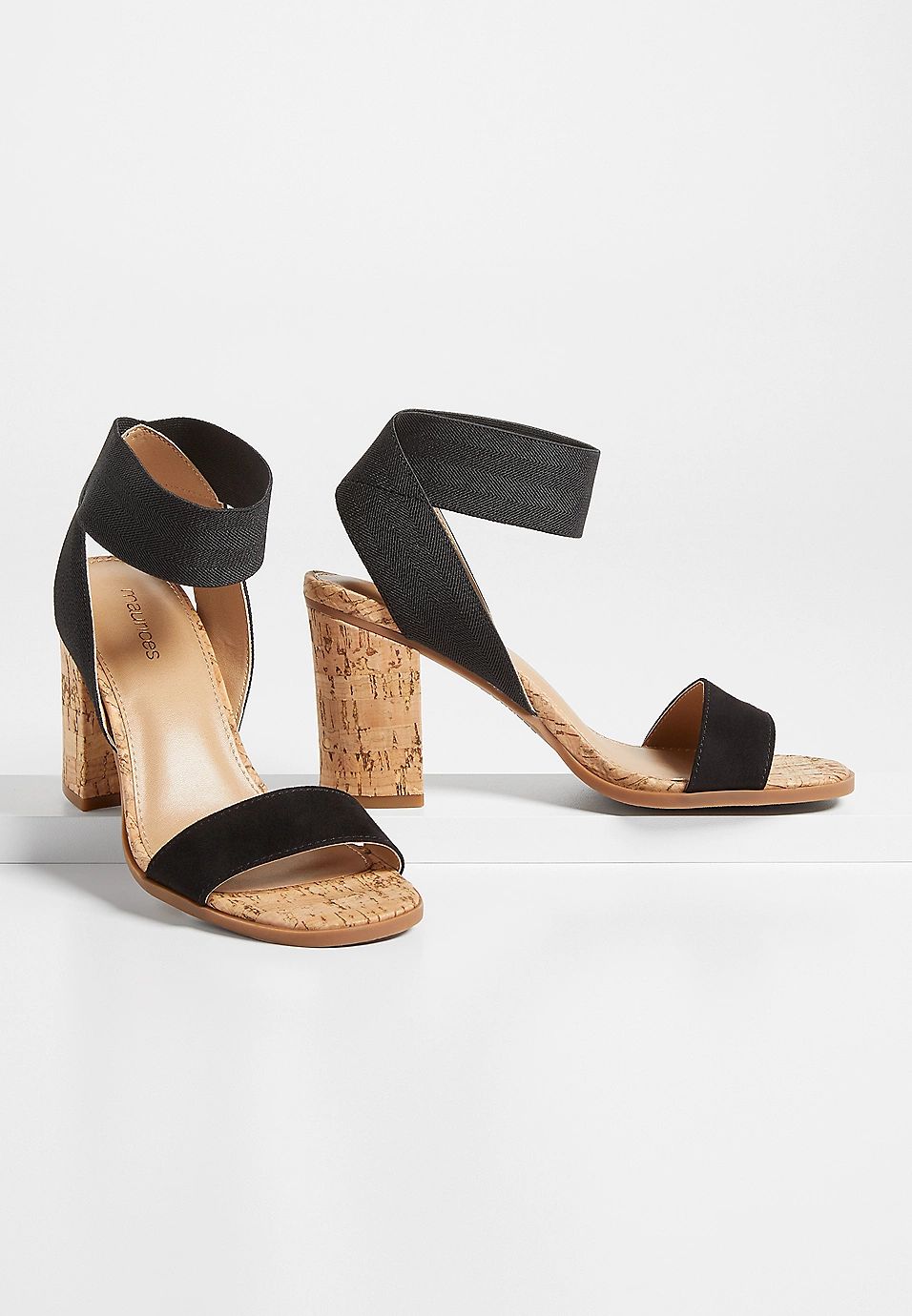 Hillary Ankle Strap Block Heel Sandal | Maurices