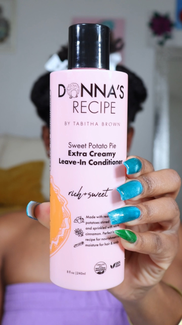 FINALLY got my hands on @Donnasrecipe 😉🥧

This was my first time trying the styling products and I decided to do a twist out. There's a few things I noticed while styling my hair:

🥧 I would repurchase these products for the SCENT alone. Very addicting! I kept the twists in my hair for 2 days and sniffed my hair the entire time. 😂
🥧 Both the leave-in & hair cream were extremely HYDRATING! Perfect products for LOC or LCO method.
🥧 The products easily absorbed into my hair and left my hair feeling soft & full of luster.

Products:
@donnasrecipe Sweet Potato Pie Extra Creamy Leave-in Conditioner 
@donnasrecipe Sweet Potato Pie Extra Creamy Hair Cream 

#LTKWatchNow #LTKStyleTip #LTKBeauty