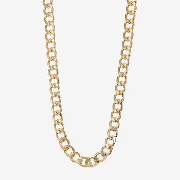 Monet® Gold-Tone Curb Link Collar Necklace | JCPenney