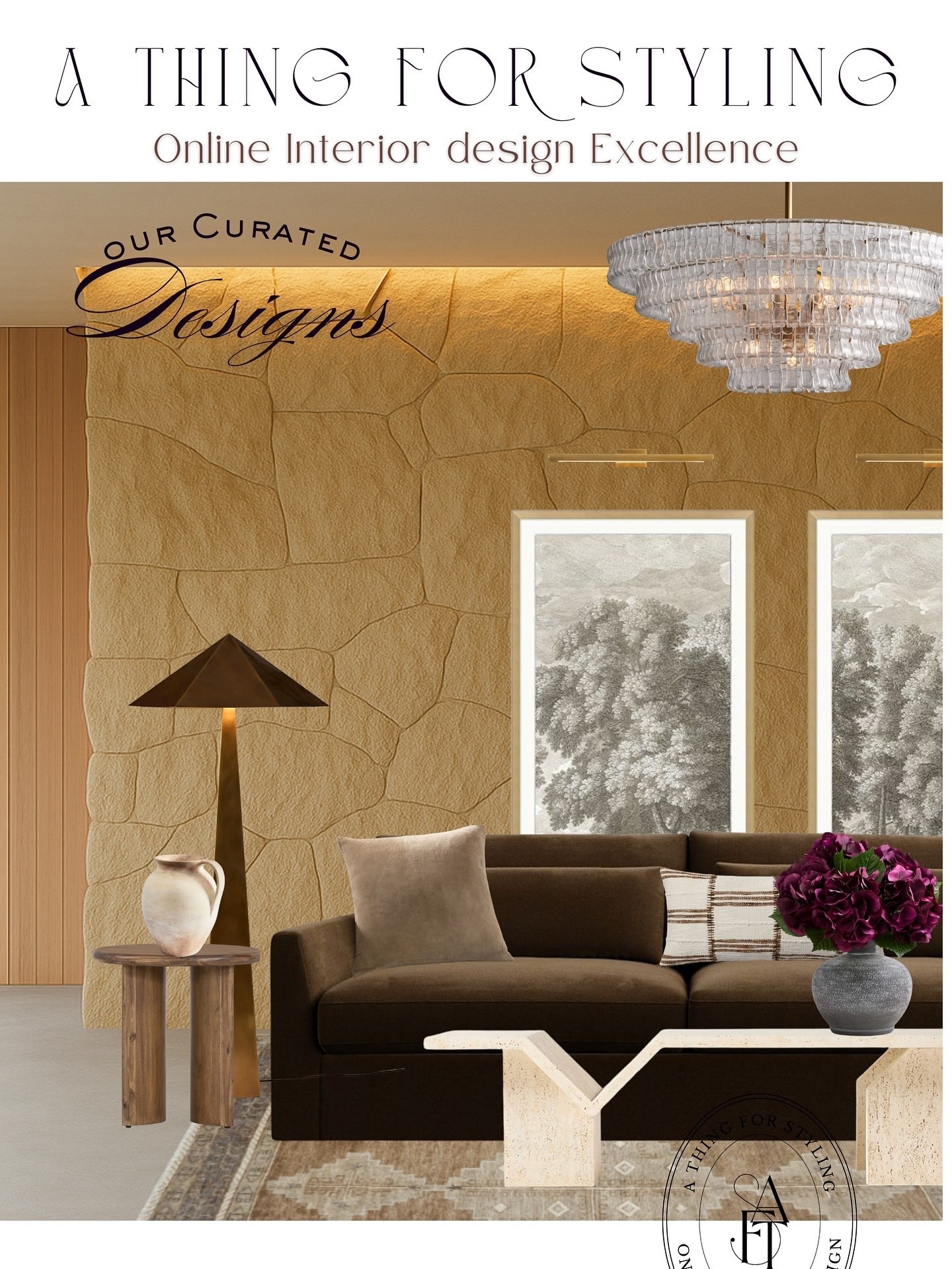 My designs always carry three elements: a style, an influence, and a feeling.
This one is Organic Modern with a European influence, wrapped in the mood of fall nostalgia. 
Now live on my LTK.
