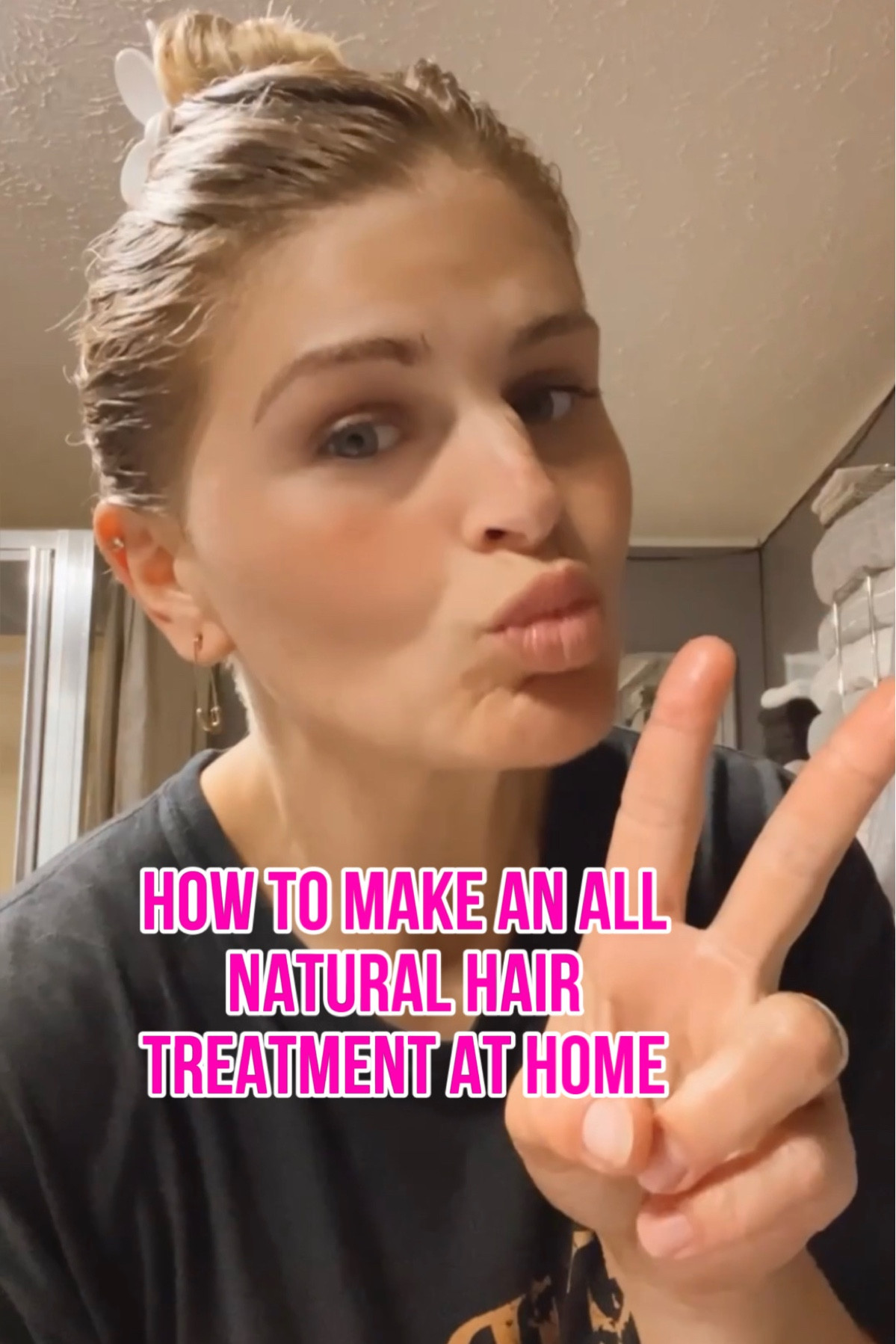 All natural / organic hair treatment I do at home to help with moisturize, shein, helps to stop, breakage, and hair growth!
You can use 1 teaspoon or 1 tablespoon depending on how much hair you have. But you’re going to do one part filtered water for every one part oil.
That means if you do six spoonfuls of filtered water, you would do two spoonfuls of each oil.; rosemary, oil, castor oil, & jojoba oil. 
Mix in the hair spray bottle & use on roots, sectioning your hair off.
Use grape seed oil ONLY on the ends of your hair 
Let sit for 4 hours & then shampoo as normal.
I do this 1x a week b4 hair wash day or every other week on hair wash day. 
Can use a clarifying shampoo if needed 



#LTKunder50 #LTKbeauty