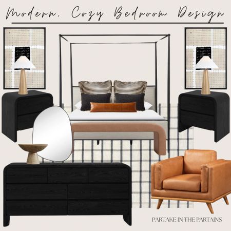 Modern, cozy primary bedroom design. Neutral furniture. Earth tones. Simple, but sleek design. 

#LTKHome #LTKFamily