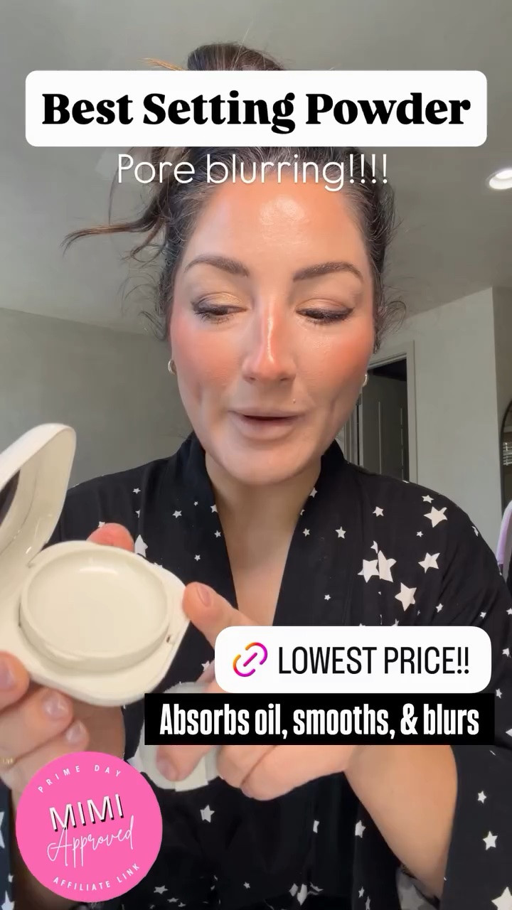 Best Setting Powder Pore blurring!!!! Absorbs oil, smooths, & blurs