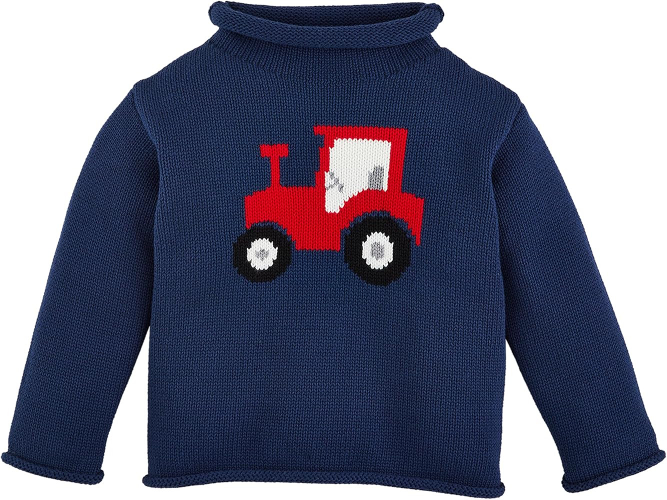 Mud Pie Kids Children Tractor Rollneck Sweater | Amazon (US)