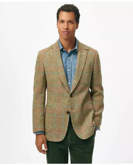 Classic Fit Wool 1818 Sport Coat in Glen Plaid | Brooks Brothers
