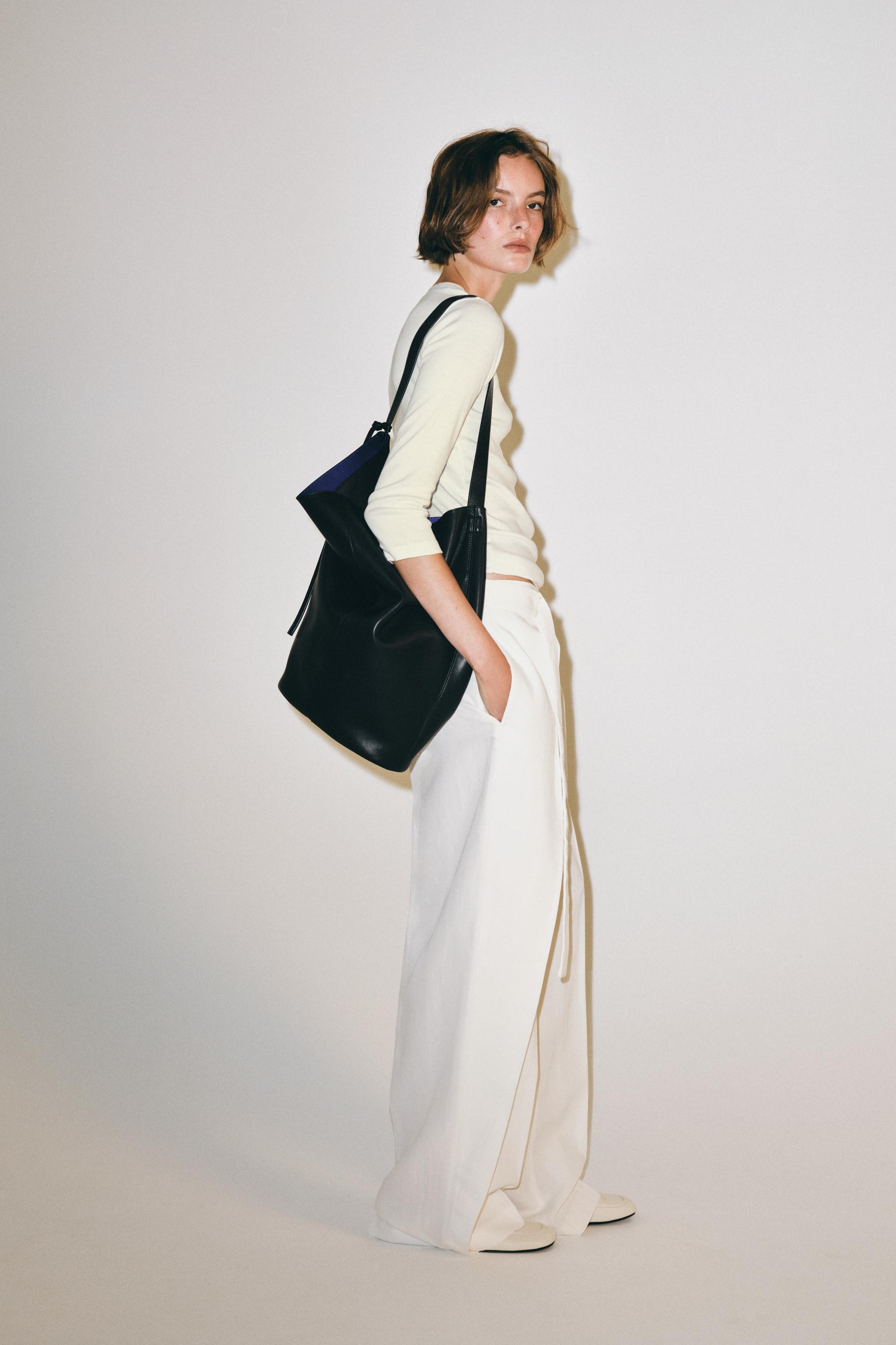 ZW COLLECTION BELTED PLEATED TROUSERS | Zara UK