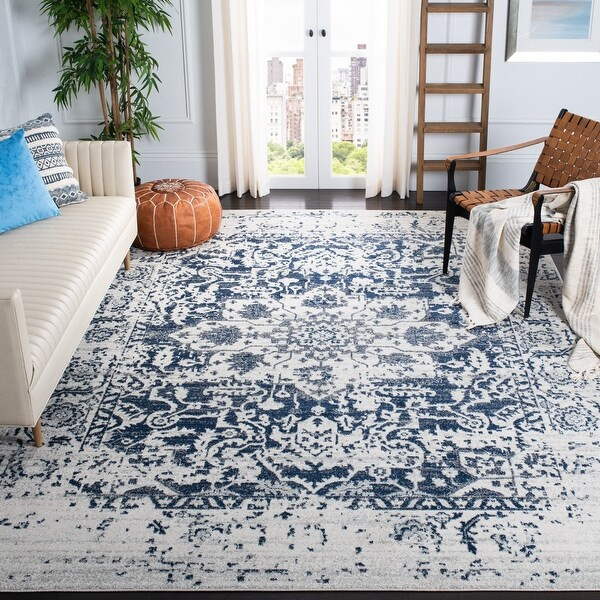 Safavieh Madison Snowflake Boho Distressed Medallion Rug | Bed Bath & Beyond