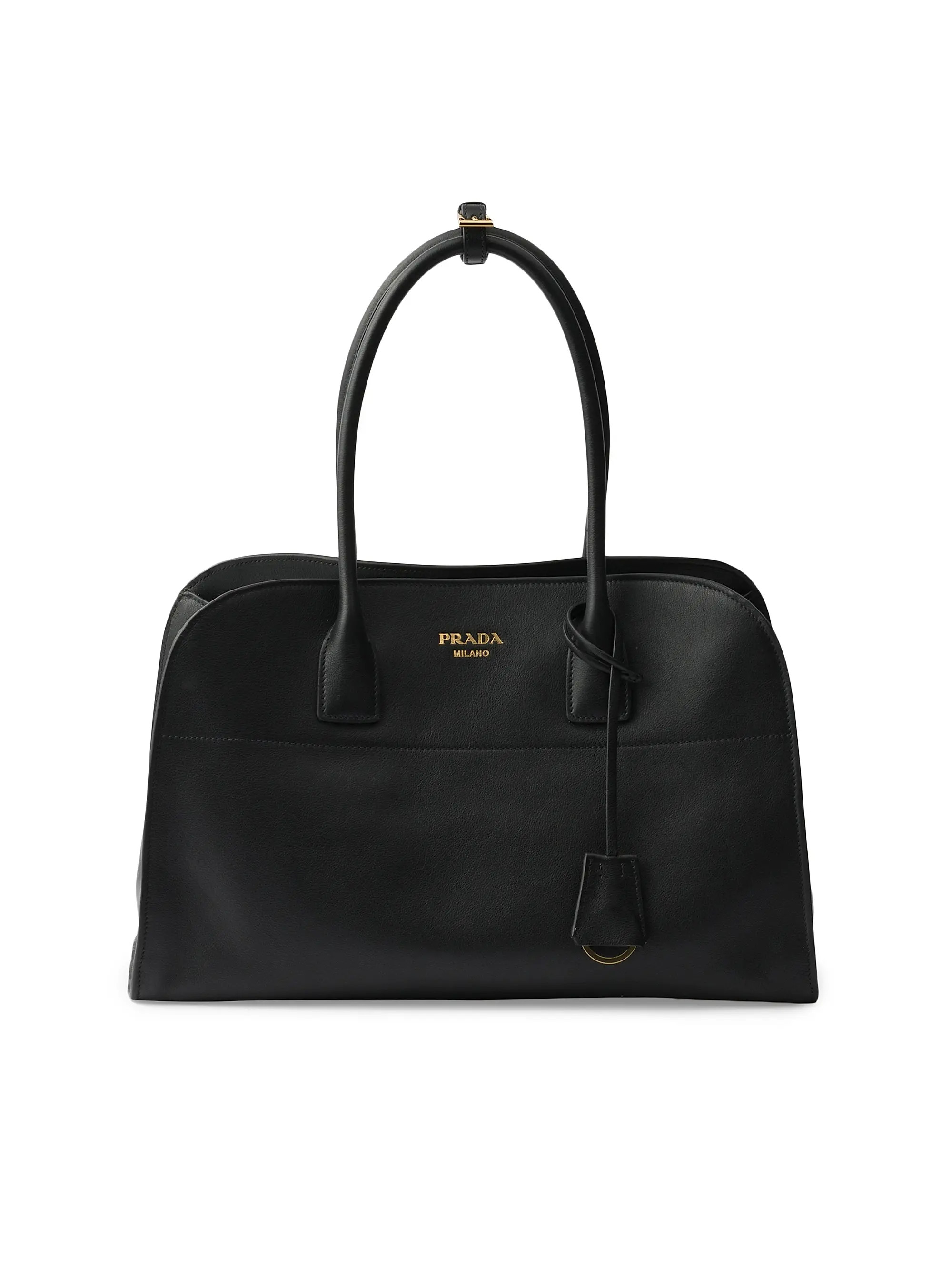 Prada Large Leather Tote Bag | Saks Fifth Avenue | Saks Fifth Avenue