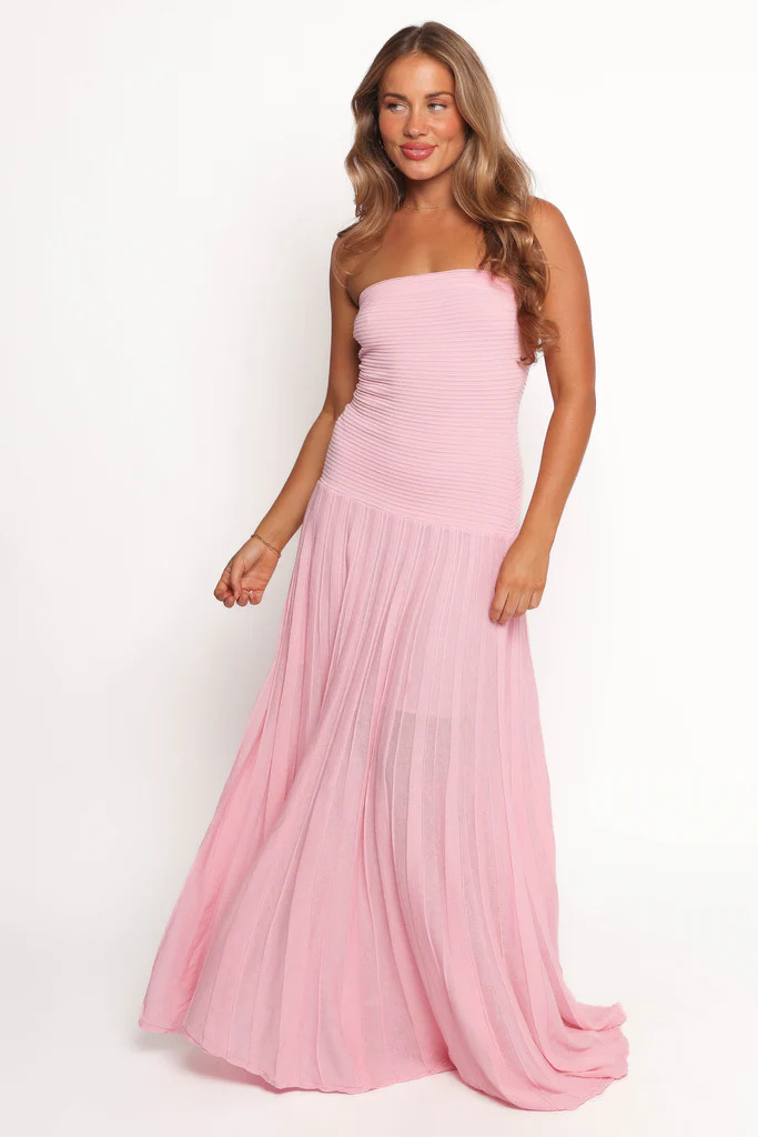 Cadenza Strapless Maxi Dress - Pink | Petal & Pup (US)