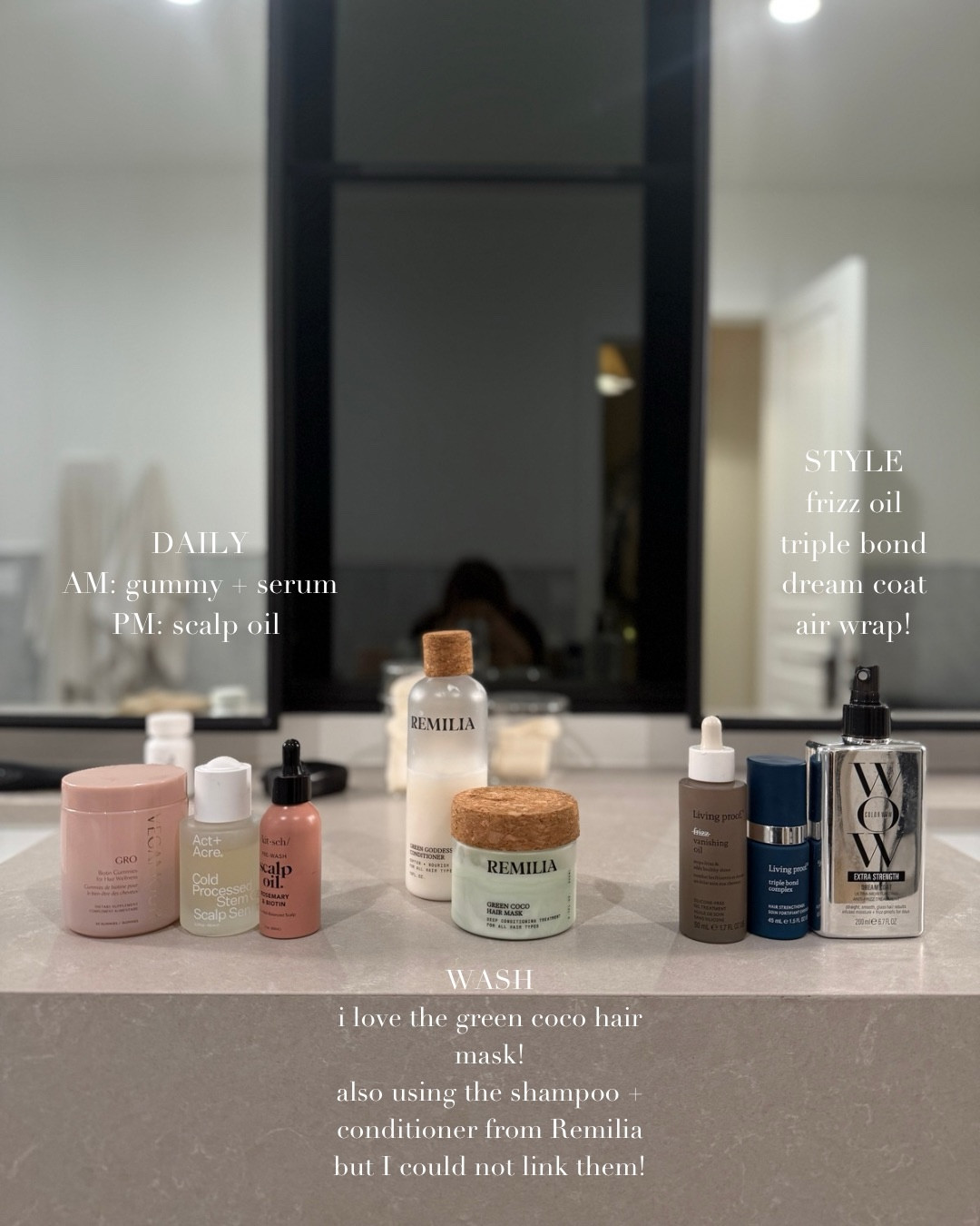 current hair growth product line up!!! These products, with consistent use, have transformed my hair!! I also give all glory to my hairstylist for changing my color routine, my canopy showerhead and blow drying with an air wrap along with no outside heat! #hairgrowth #hairjourney #vegamour #over40 #perimenopause #hormonalhair 

#LTKmorningroutine #LTKOver40 #LTKBeauty