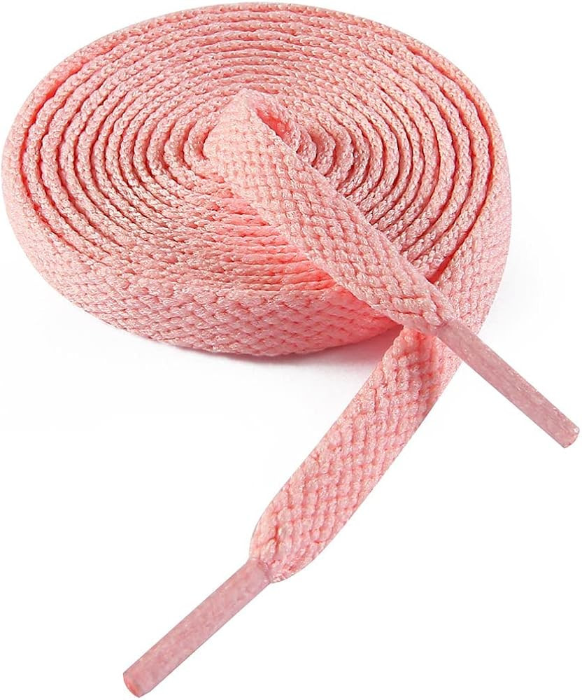 Amazon.com: VSUDO 63" Flat Sakura Pink Shoe Laces for Sneakers, Sakura Pink Shoelaces for Sneaker... | Amazon (US)