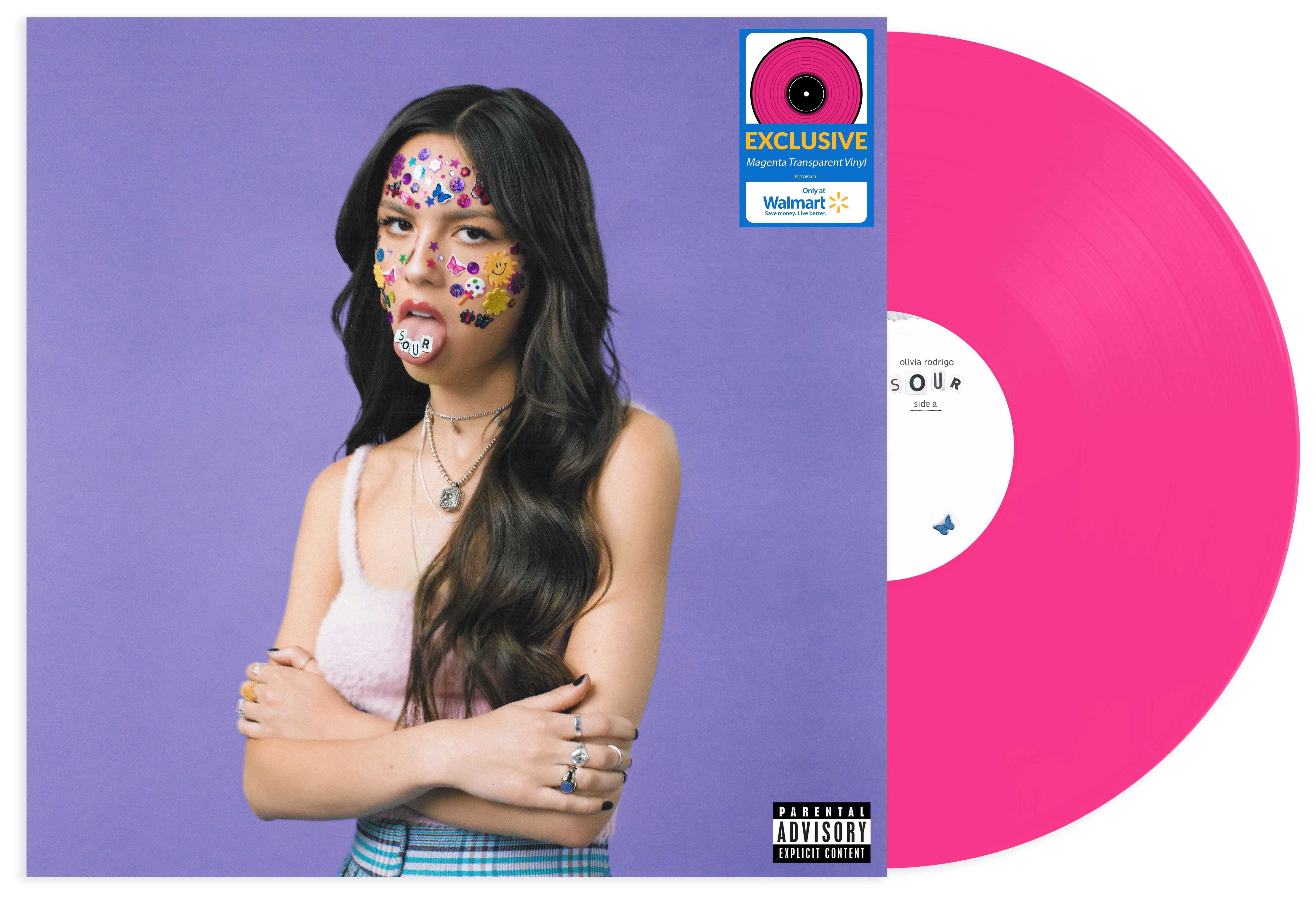 Olivia Rodrigo - SOUR (Walmart Exclusive) - Vinyl LP - Walmart.com | Walmart (US)