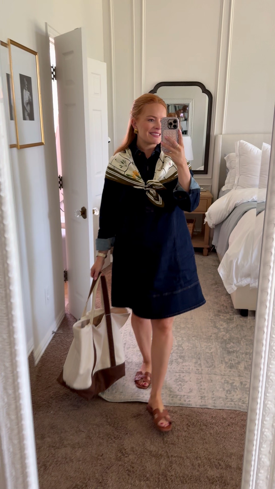 Today’s outfit is this chic denim dress from @landsend 👖 I styled a scarf with it! Easy to throw on in the morning and style sandals, flats or boots for the fall🍂🍁

#LandsEndPartner #MyLandsEnd


#LTKSeasonal #LTKCon #LTKFindsUnder100