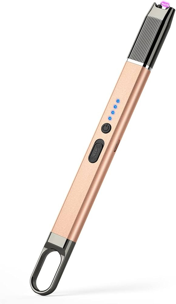 RONXS Lighter, Electric Candle Lighters USB Rechargeable Lighter with Battery Indicator Windproof... | Amazon (CA)