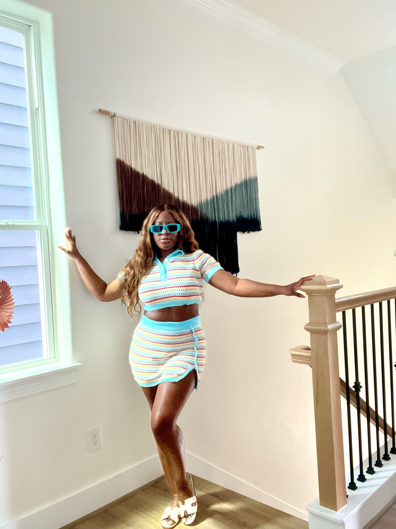 Multicolored matching skirt set

Sandals // sunglasses

#LTKfindsunder50 #LTKshoecrush #LTKstyletip