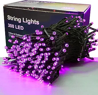 300 LED Halloween Lights, 98.5FT Halloween String Lights with 8 Lighting Modes, Waterproof & Conn... | Amazon (US)