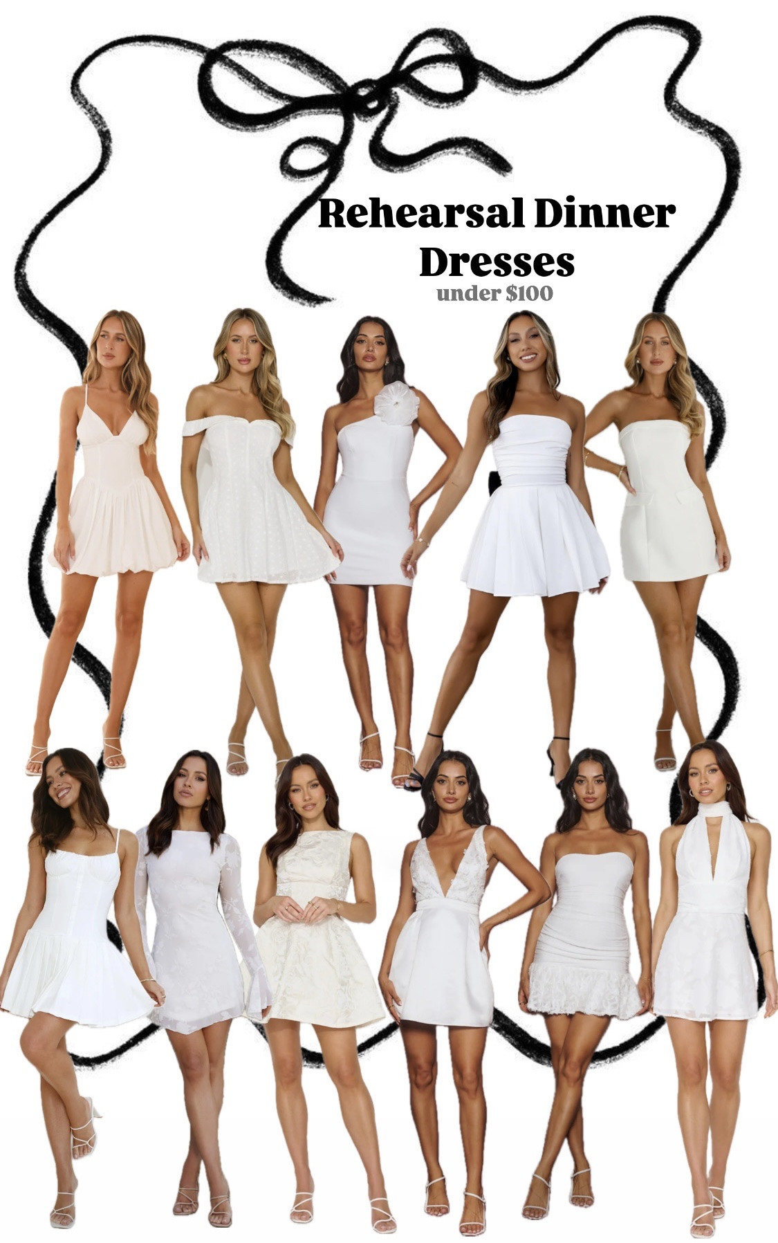 REHEARSAL DINNER 💍 Rehearsal dinner, rehearsal dinner dress, rehearsal dinner dresses, rehearsal dinner outfit, rehearsal dinner outfits, rehearsal dinner inspo, rehearsal dinner inspiration, bridal wardrobe, white dress, white dresses, engagement pictures, formal white dress, formal white dresses, bride, bride to be, 2025 bride, 2025 brides, engagement look, engagement looks, wedding dress, wedding dresses, engagement party, bachelorette party, bridal shower, bridesmaid luncheon, reception, after party, 

#LTKFindsUnder100 #LTKWedding