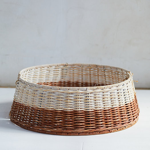 Two-Tone Rattan Tree Collar | Terrain
