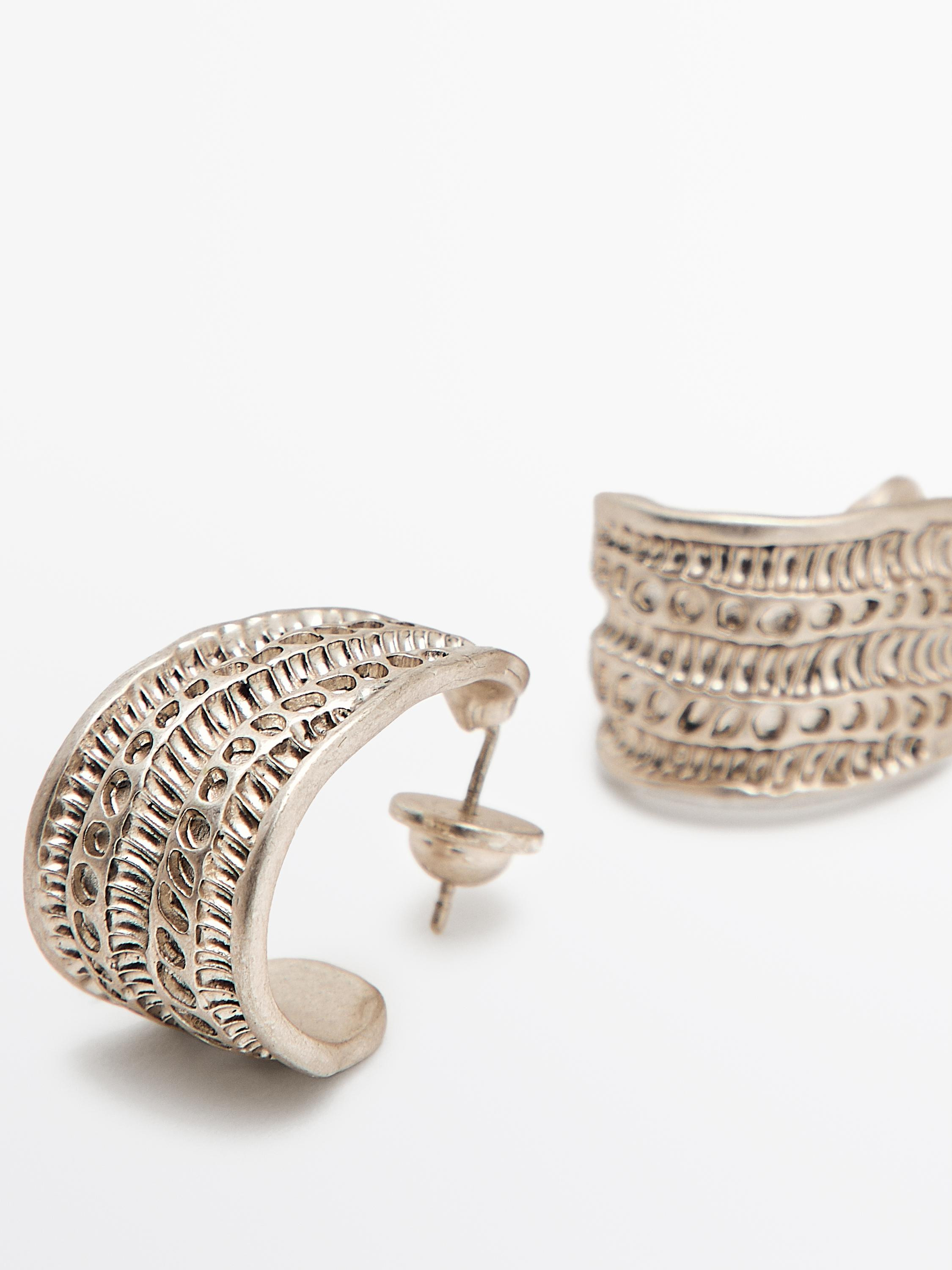 Vintage hoop earrings | Massimo Dutti US