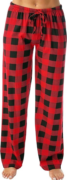 Just Love Women Buffalo Plaid Pajama Pants Sleepwear | Amazon (US)