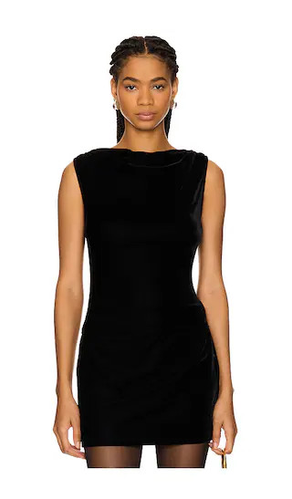 Lovers and Friends Lainey Velvet Top in Black. - size XL | Revolve Clothing (Global)