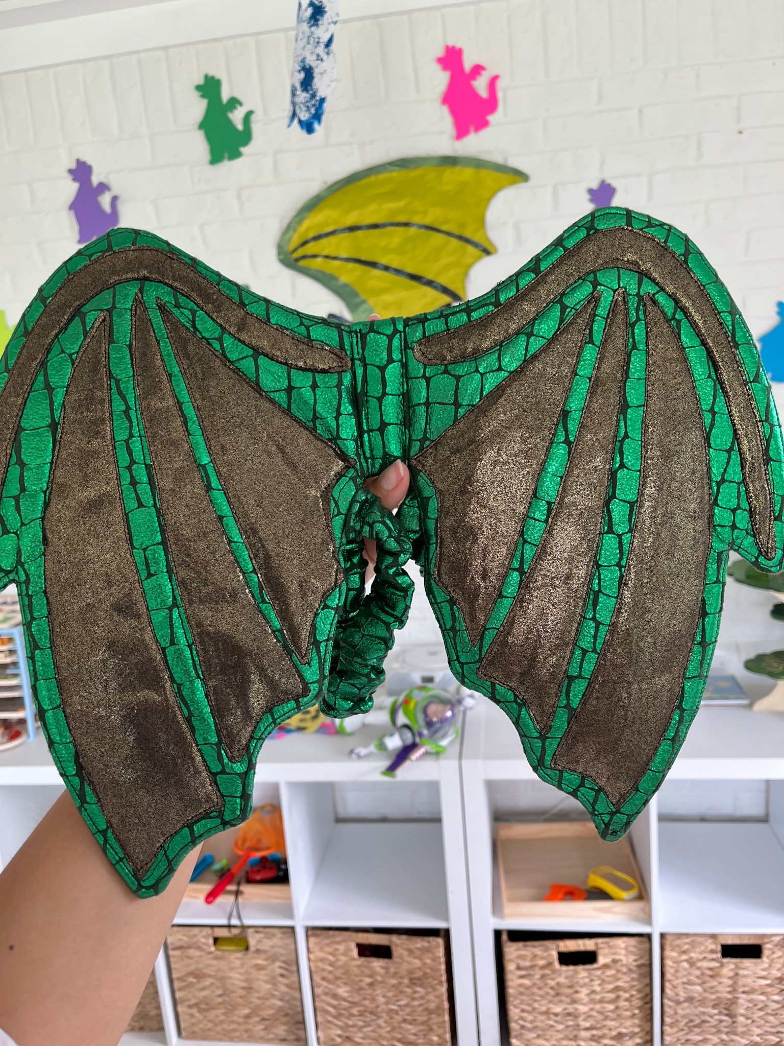 Pattern for wings! Fabric was from Walmart 
