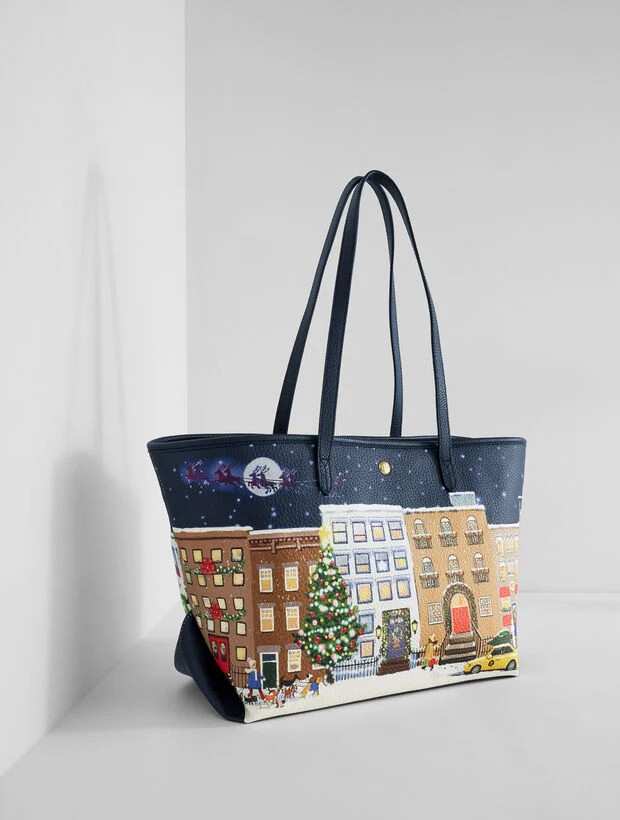 Harper Happy Holidays Tote | Talbots