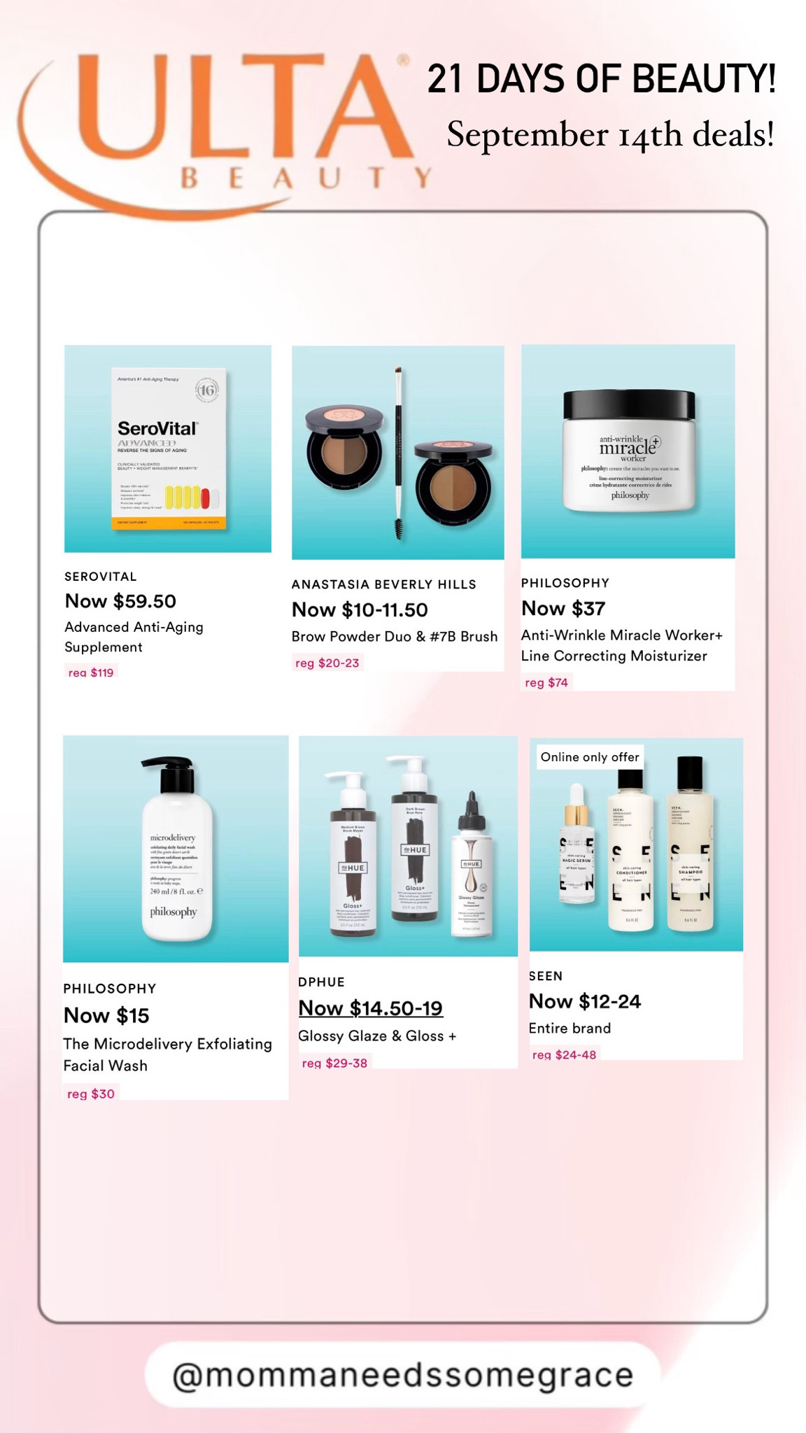 Ulta 21 days of beauty! September 14th deals part 2!

#LTKBeauty #LTKSaleAlert #LTKFallSale