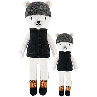 CUDDLE + KIND Hudson The Polar Bear Little 13" Hand-Knit Doll – 1 Doll = 10 Meals, Fair Trade, ... | Amazon (US)