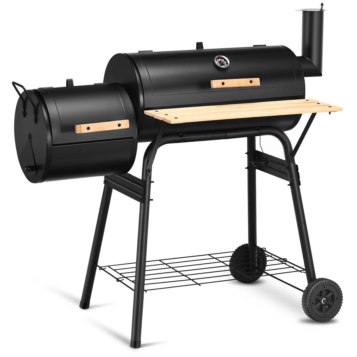 Costway Outdoor BBQ Grill Charcoal Barbecue Pit Patio Backyard Meat Cooker Smoker | Walmart (US)