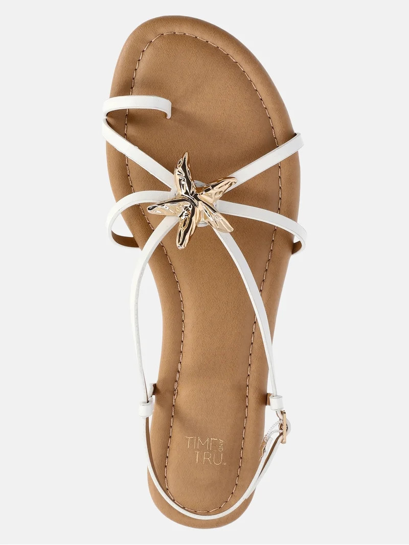 Time and Tru Women's Starfish Toe Ring Sandals | Walmart (US)
