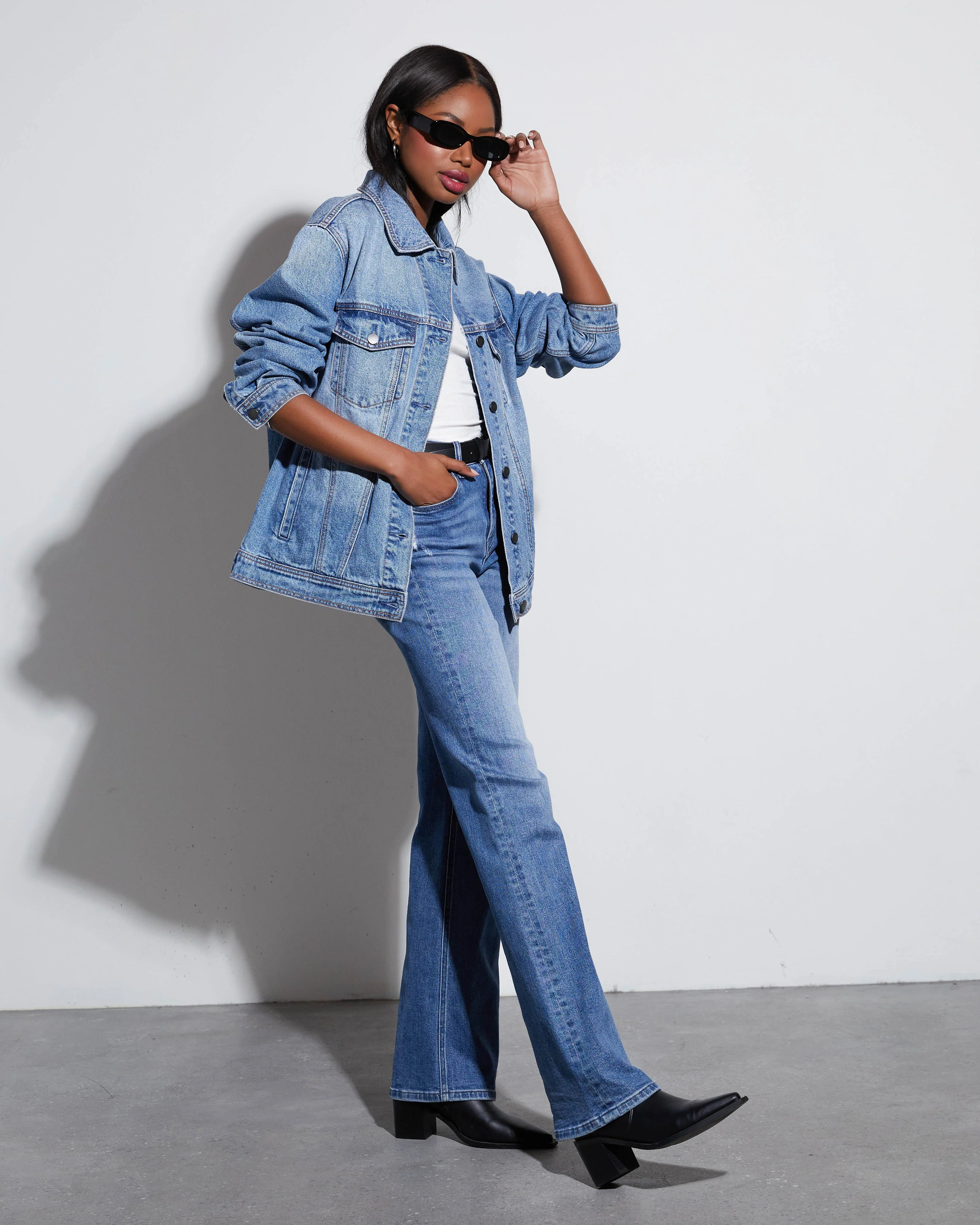 Influencer Oversized Denim Jacket | VICI