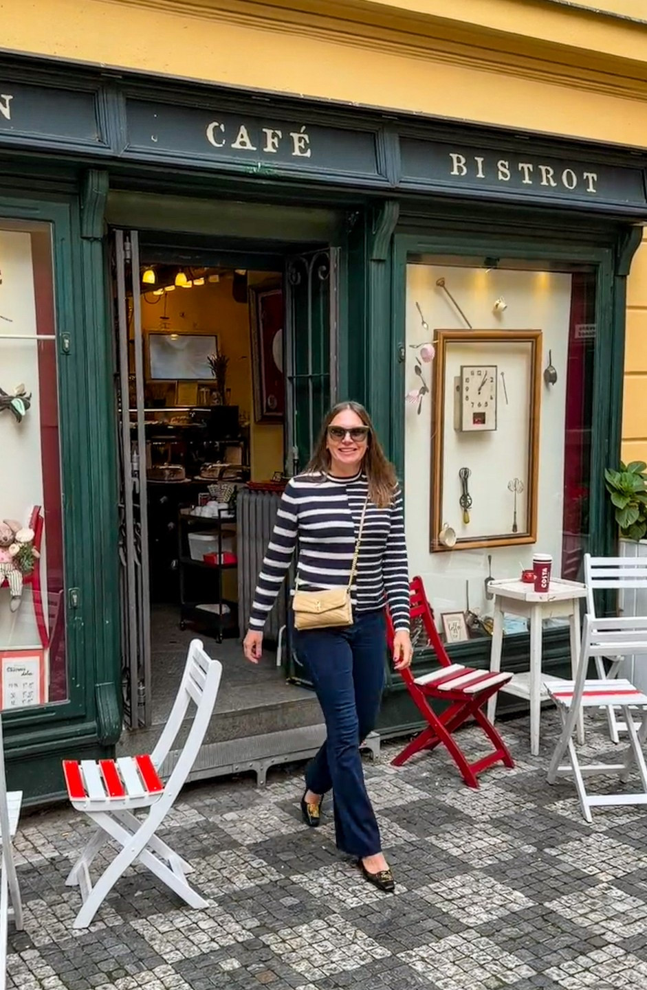 When in Europe! The softest asymmetrical striped cashmere sweater, bootcut jeans with the perfect amount of stretch and ultra comfortable leather wedge heels. The ideal outfit for shopping, lunching at the cutest cafe and exploring all historic sites. 
.


#LTKOver40 #LTKTall #LTKTravel