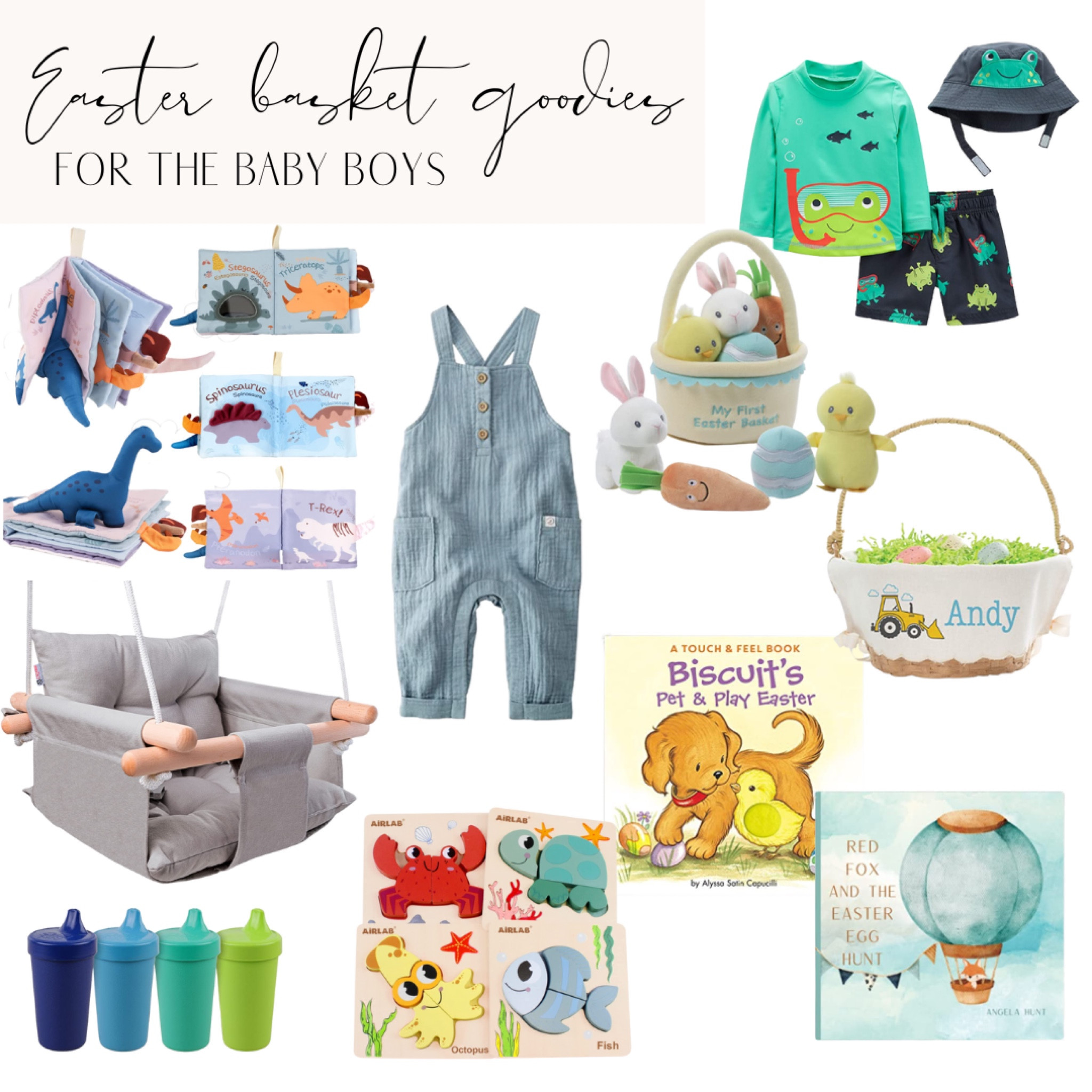 Easter basket idea for the baby boys! 

#LTKkids #LTKSeasonal #LTKbaby