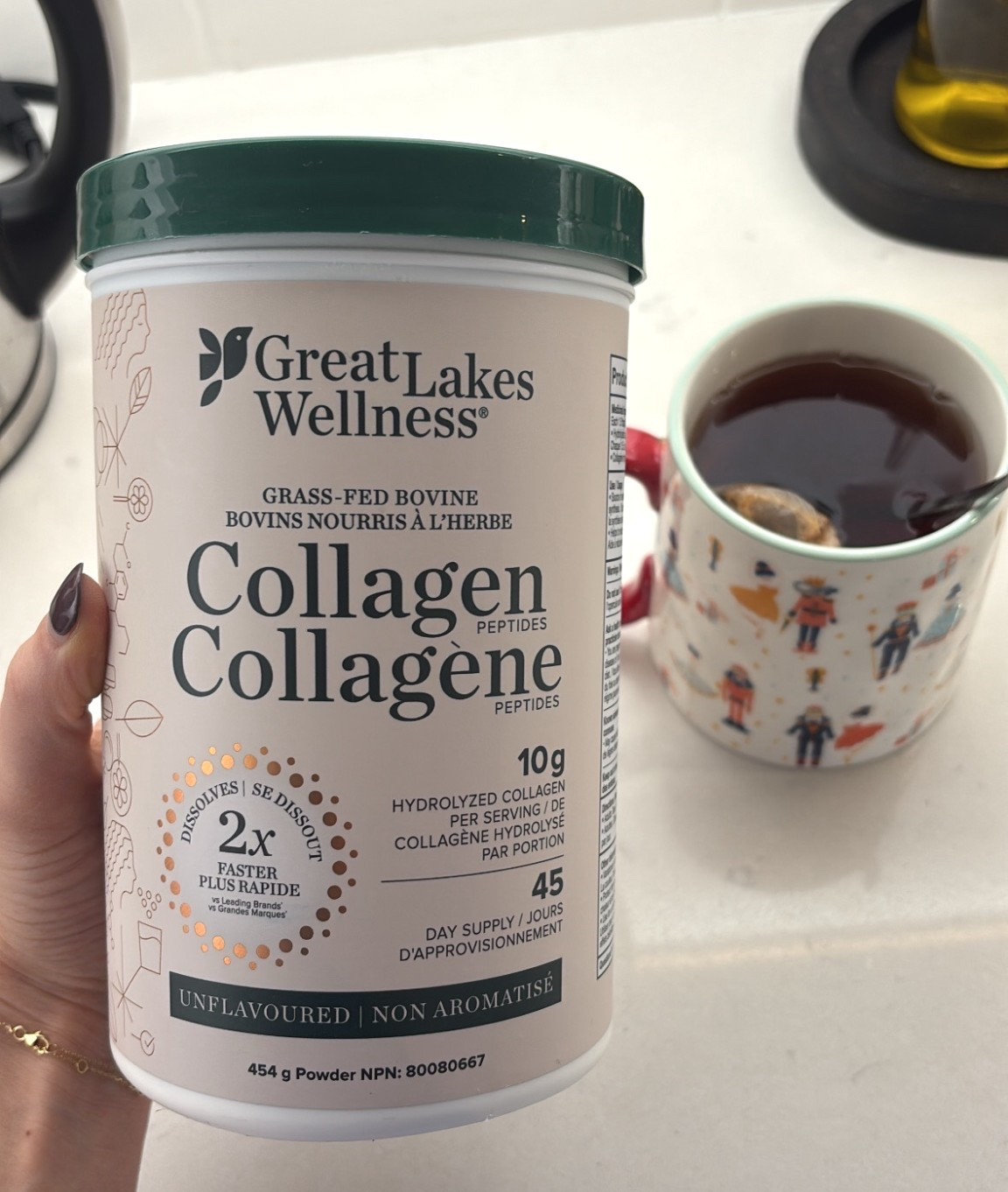 My morning routine: herbal tea with collagen ✔️

I recently got a Bio Scan which recommended I supplement with collagen. I’ve used collagen before but they always had a strange odour and taste. This is the best one I’ve come across. It dissolves so well and doesn’t have a taste. 

#LTKHealth #LTKNutrition #LTKWellness 

#LTKcanada #LTKfitness