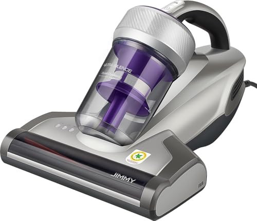 Jimmy Mattress Vacuum Cleaner, Anti-allergen Bed Vacuum Cleaner with UV-C Light & High Heating Tech, 14Kpa Suction 480W Powerful Handheld Vacuums for Dust & Pet Hair(JV35, Corded) | Amazon (US)