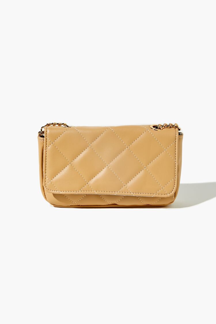 Quilted Faux Leather Crossbody Bag | Forever 21 (US)