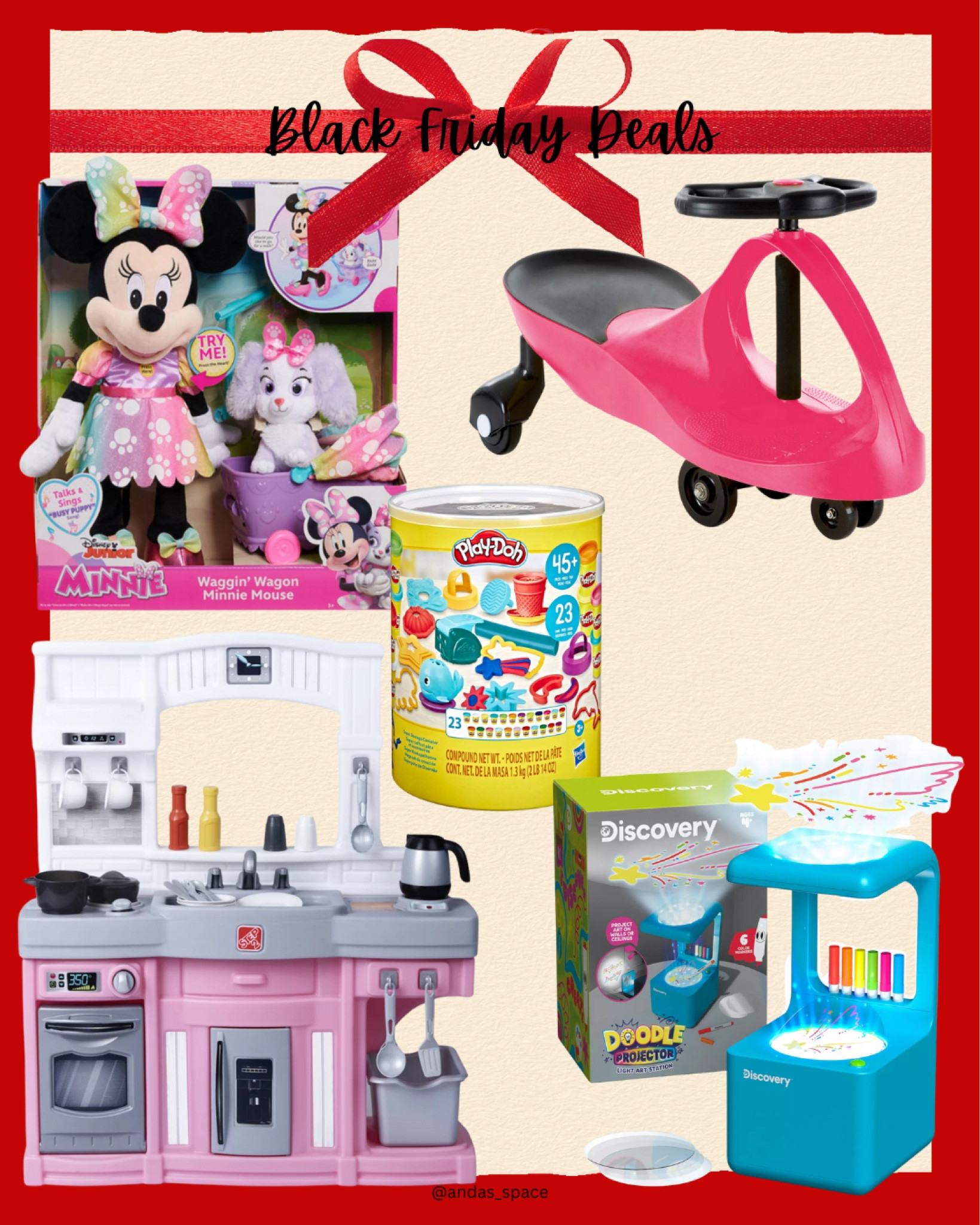 Black Friday Toys at Kohl’s. Cyber Monday Toys at Kohl’s. Cyber week at Kohl’s. Minnie mouse stuffed animal. Zigzag rider. Play-Doh. Cook-stove set.
Discovery doodle.


#LTKGiftGuide #LTKCyberWeek #LTKSaleAlert

#LTKGiftGuide #LTKSaleAlert #LTKCyberWeek
