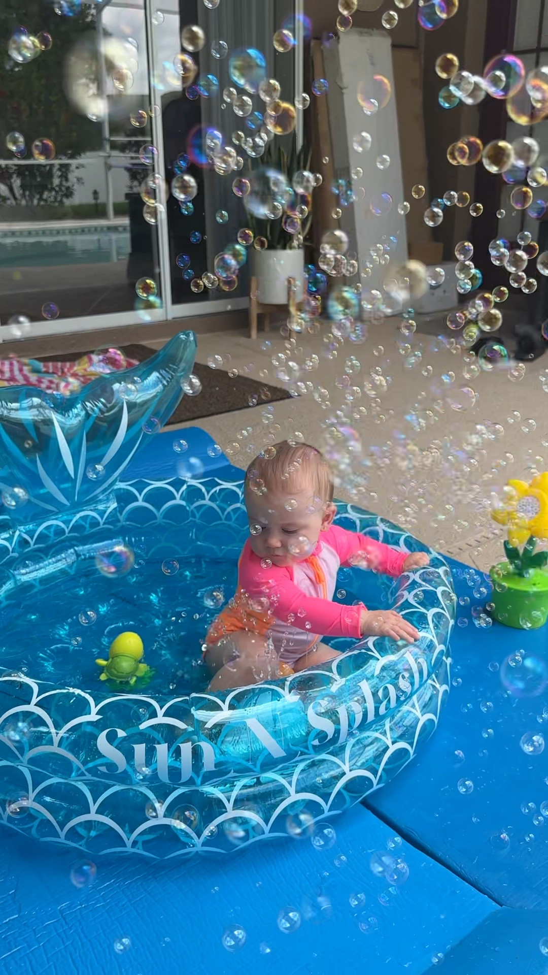 Walmart baby summer 
.
.
.
#kiddiepool #walmartsummer #babysummer #inflateablepool #bubblemachine #pooltoys 

#LTKSwim #LTKSeasonal #LTKBaby