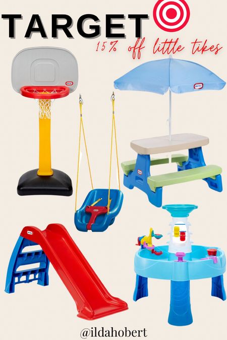 Target — 15% off little tikes outdoor play for kids and toddlers!

Baby, kid, toddler, toys, swing, water table, picnic table, slide, basketball goal, target toys, outdoor toys, outdoor play

#LTKSaleAlert #LTKKids #LTKFindsUnder50