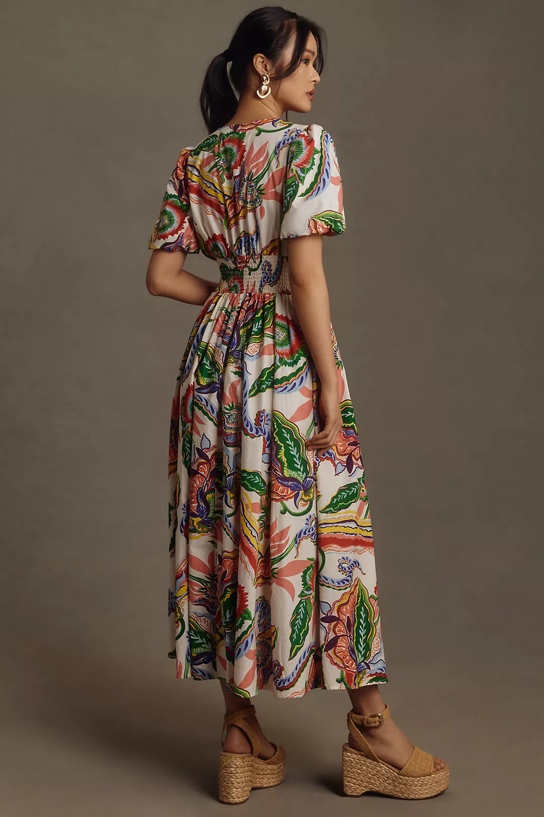 The Katerina Button-Front Dress | Anthropologie (US)